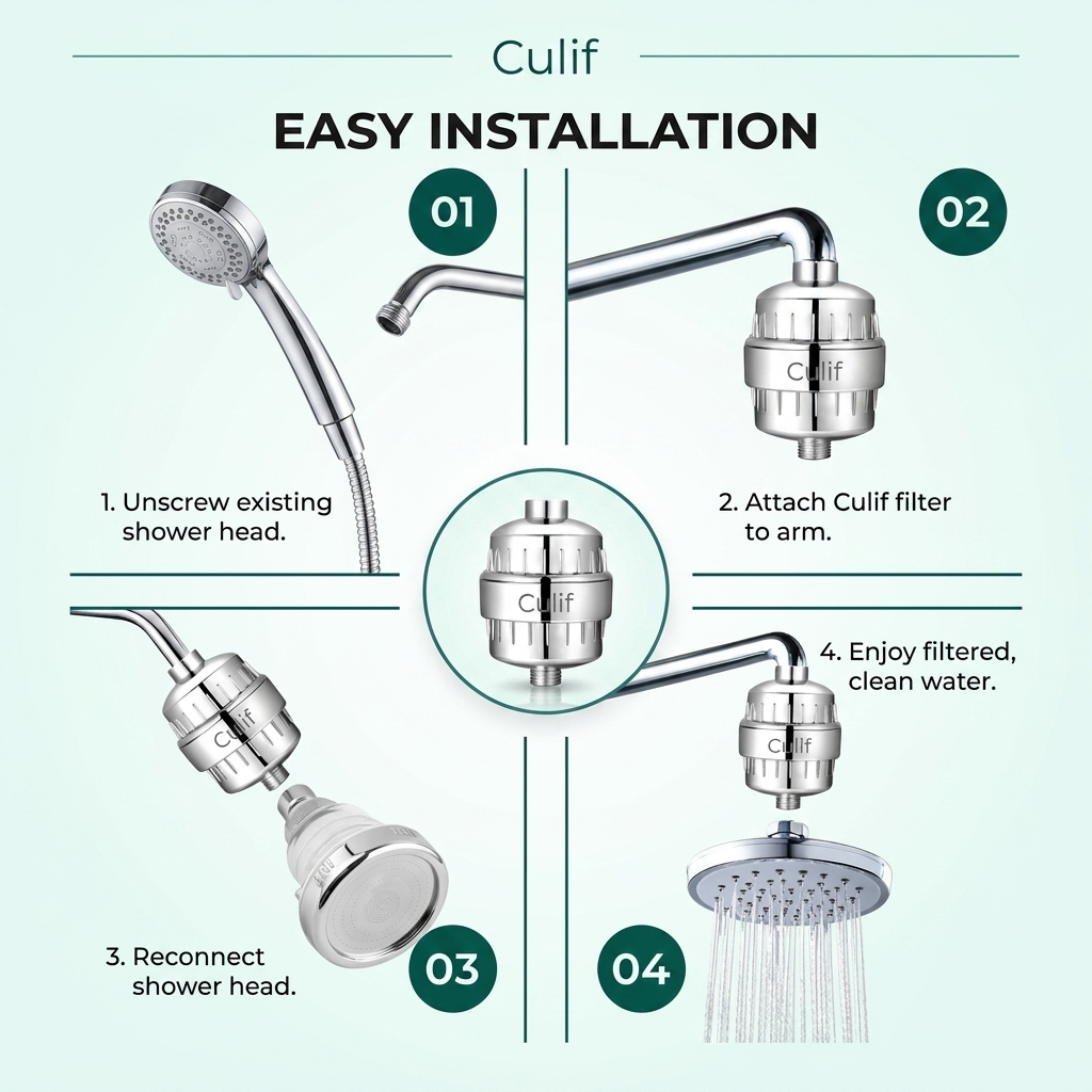 Culif Hard Water Shower Filter