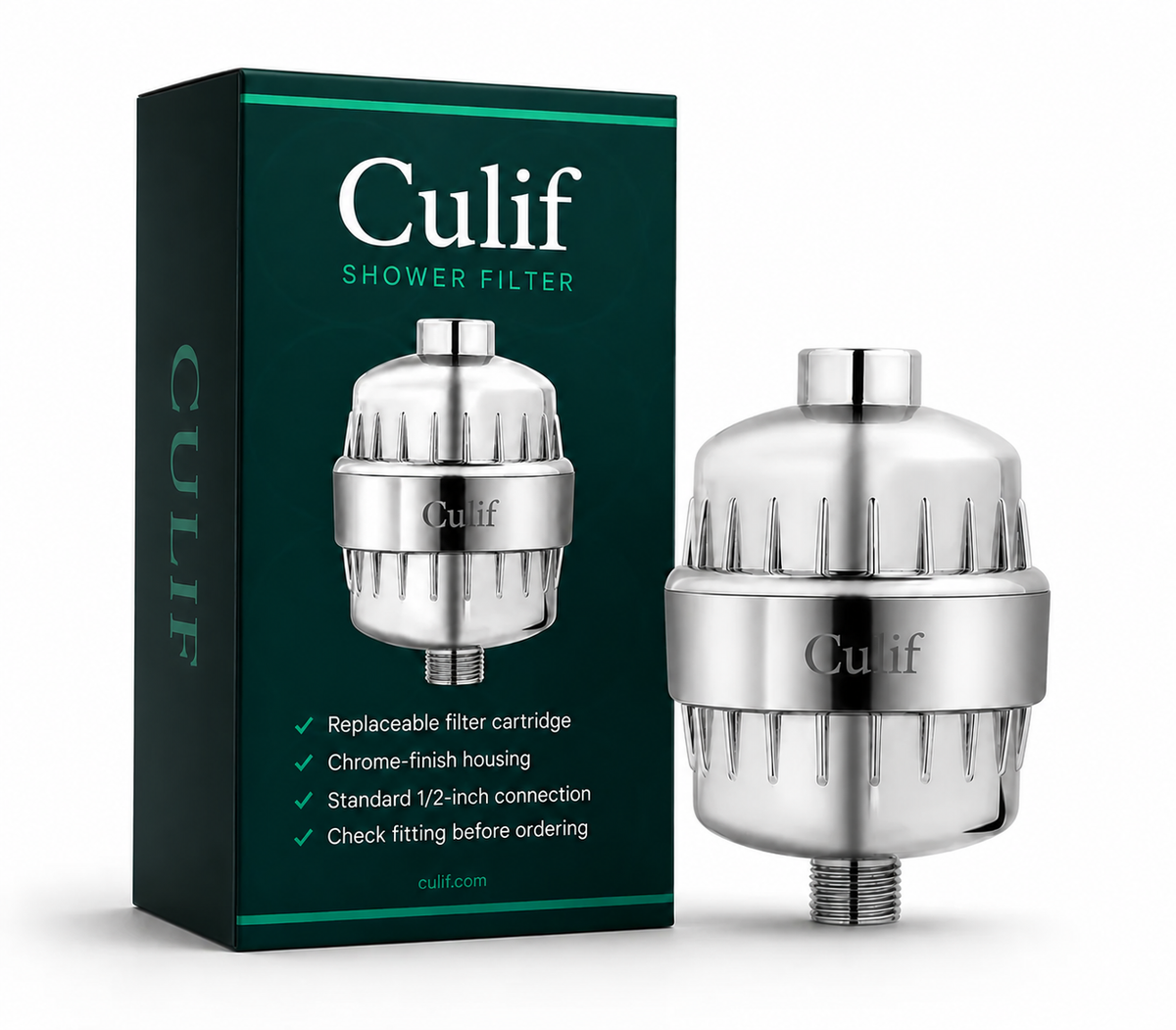 Culif Shower Filter – product packaging