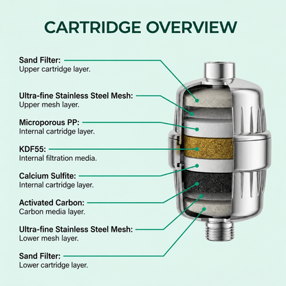 Culif Shower Filter – filter close-up